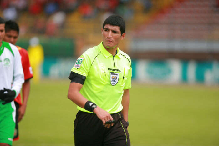 Diego Lara, árbitro ecuatoriano. Foto: Archivo El Comercio