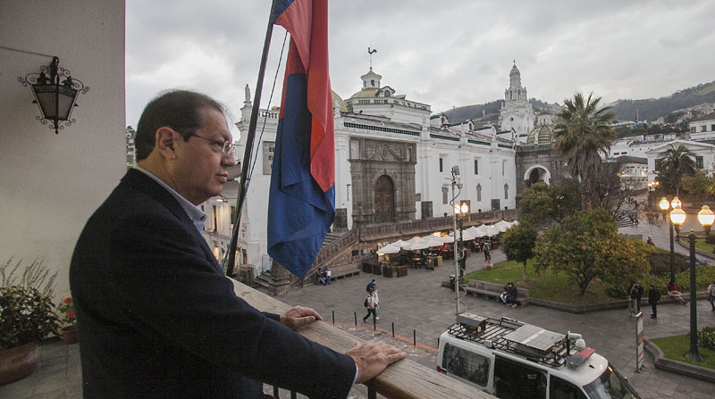 Santiago Guarderas ha definido su plan de trabajo para ejecutarlo en Quito. Foto: Julio Estrella/ EL COMERCIO