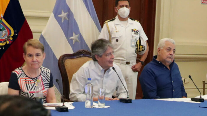 El presidente Guillermo Lasso asistió de forma virtual a la reunión de los países que conforman el Pacto de Leticia. Foto: Flickr Presidencia del Ecuador