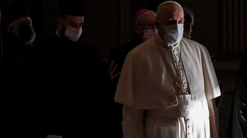 El papa Francisco condenó la incapacidad de la Iglesia católica para enfrentar los casos de pederastia del clero, tras la revelación de las 330 000 víctimas en Francia. Foto: EFE