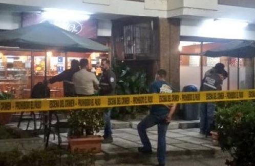 Lugar donde se suscitó el asalto en Guayaquil. Foto: Twitter Policía Nacional