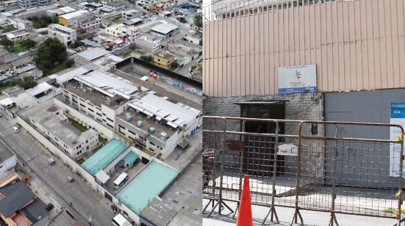 En el sector de El Inca, norte de Quito, se encuentra la cárcel CPL Pichincha 1 (i) y en El Condado, la cárcel CPL Pichincha 2, que está frente a un centro comercial. Fotos: Archivo / EL COMERCIO