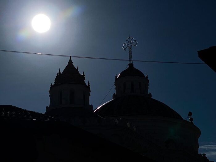 Imagen de las cúpulas de las iglesias del Centro Histórico. Foto: Patricio Terán/ EL COMERCIO