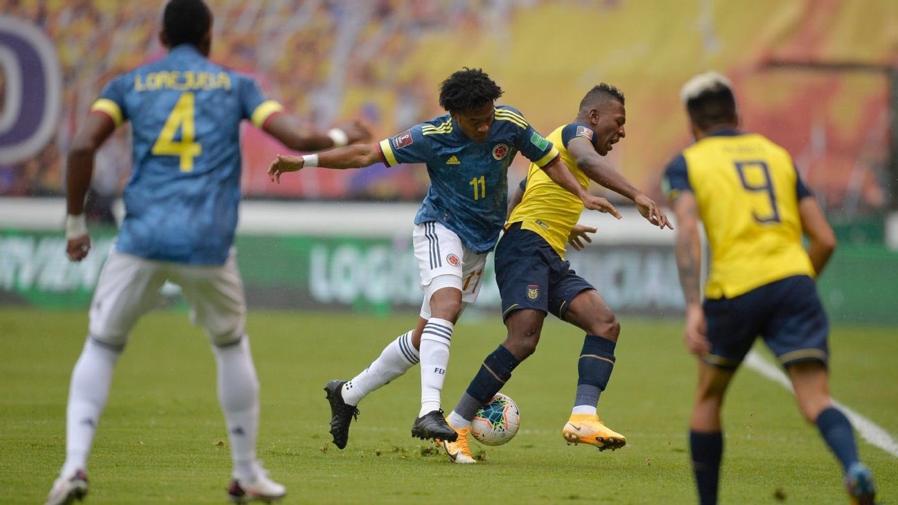 La selección ecuatoriana goleó 6-1 a Colombia, en Quito. Foto: FEF