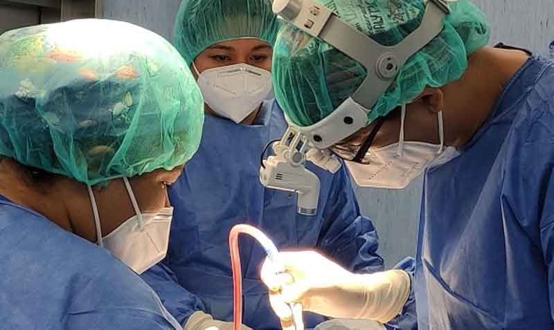 El Hospital Monte Sinaí de Guayaquil realiza unas 140 cirugías al mes. Hay cerca de 200 operaciones en espera. Foto: cortesía Hospital General Monte Sinaí