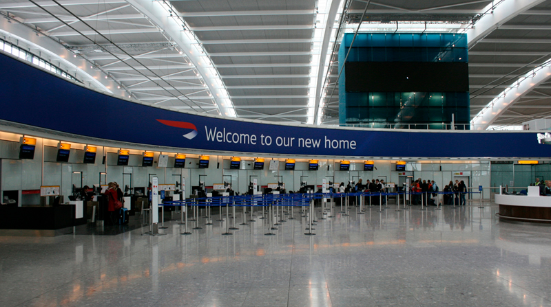 Vista del aeropuerto de Heathrow en Londres, Reino Unido. Foto: Heathrow