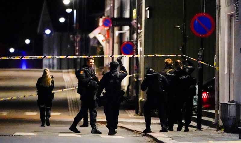 El agresor fue detenido y se cree que actuaba solo, según la Policía de Noruega. Foto: Reuters