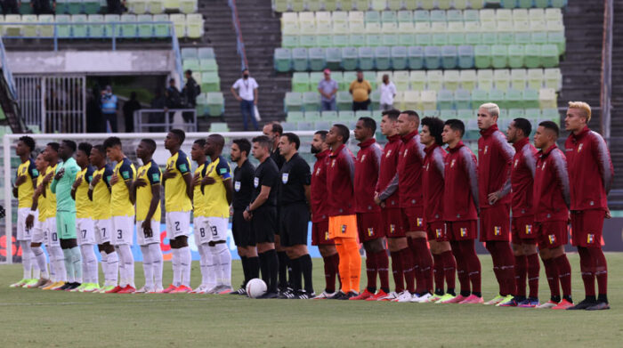 Ecuador visita a Venezuela por el partido de las eliminatorias al Mundial Catar 2022. Foto: EFE