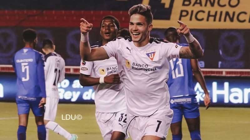 El contrato del paraguayo Luis Amarilla se terminará el próximo 31 de diciembre y sus derechos deportivos cuestan USD 2 millones. Liga de Quito anunció que no lo comprará. Foto: Cortesía