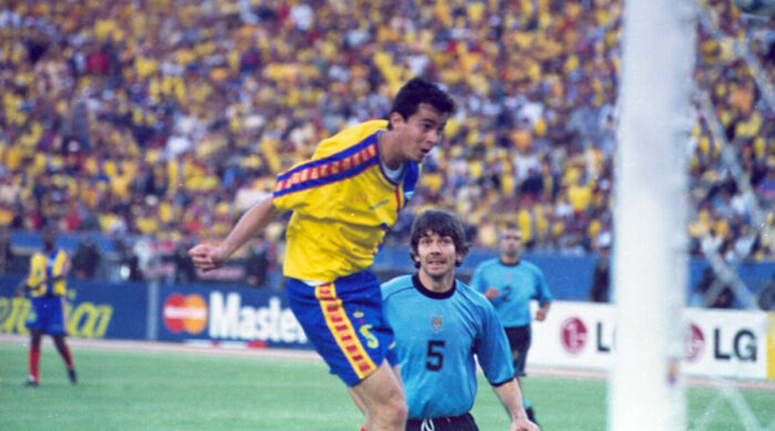 Jaime Iván Kaviedes fue el autor del gol con el que Ecuador clasificó a su primer Mundial. Foto: Archivo / EL COMERCIO