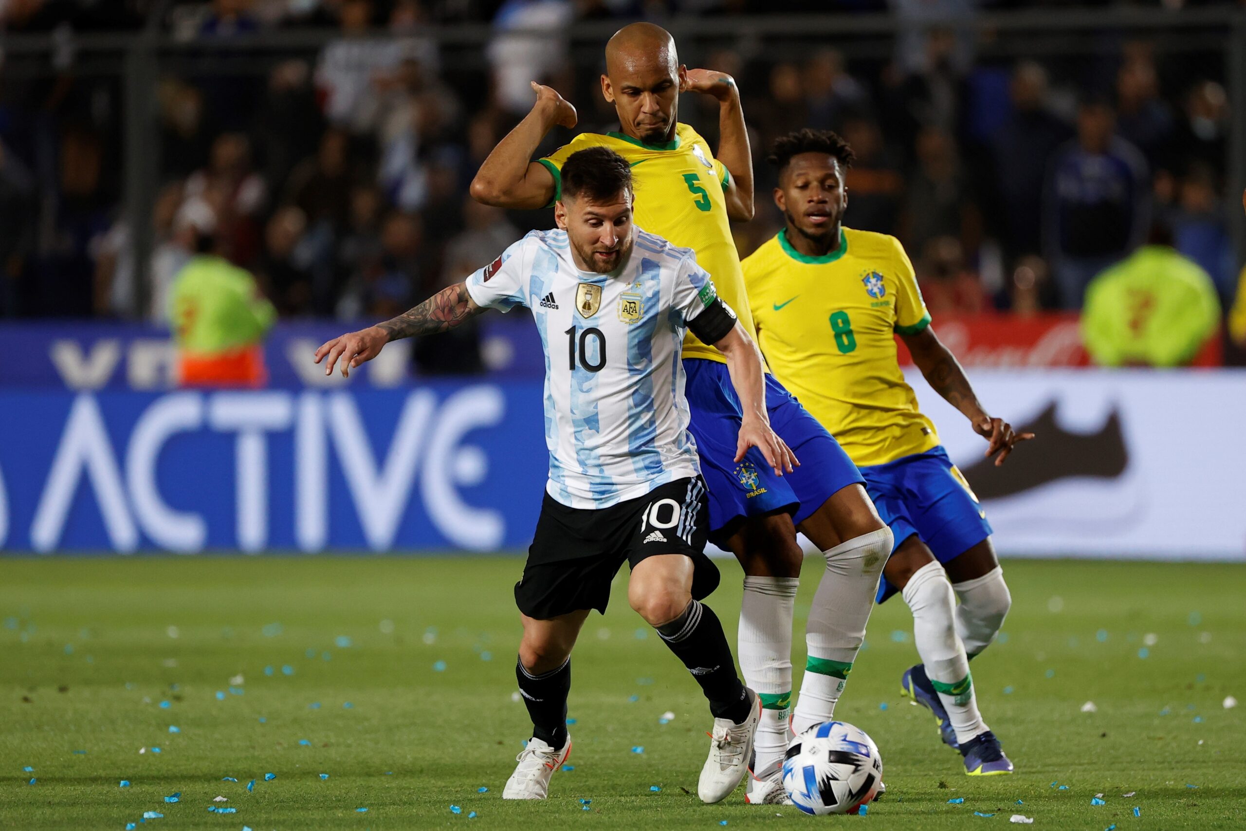 Brasil y Argentina, selecciones sudamericanas clasificadas a Catar 2022. Foto: EFE