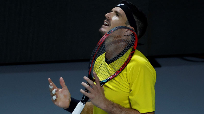 El tenista ecuatoriano Emilio Gómez jugará en la primera ronda del Abierto de Australia. Foto: archivo EFE