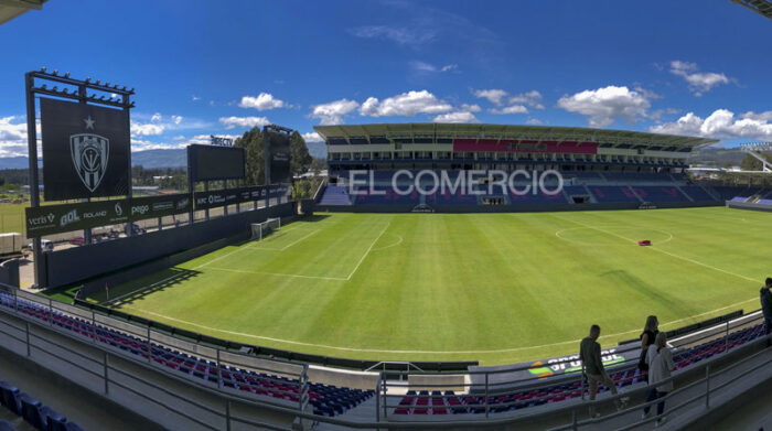 Imagen del estadio Banco Guayaquil del IDV. Foto: Archivo / EL COMERCIO