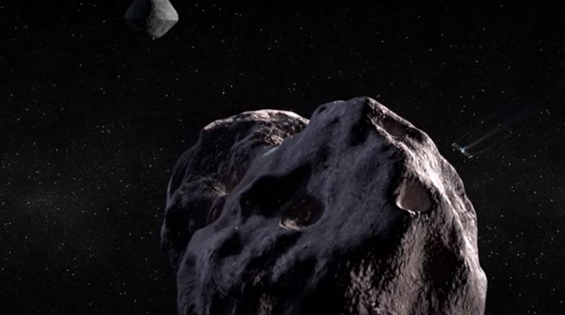 La NASA enviará una misión para impactar una nave contra un asteroide y desviarlo de la Tierra. Foto: NASA