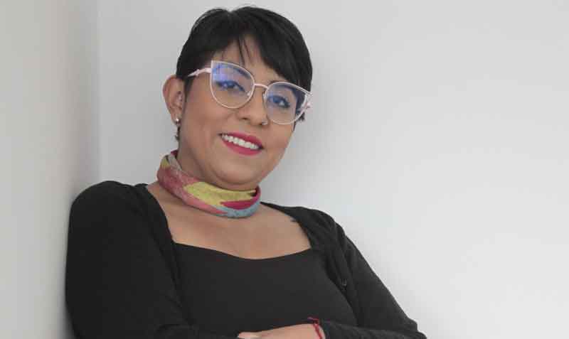 Lissette Pardo-Jijón tiene 31 años de edad, es de Ambato y trabaja en su estudio jurídico, en Quito. Foto: Patricio Terán / EL COMERCIO