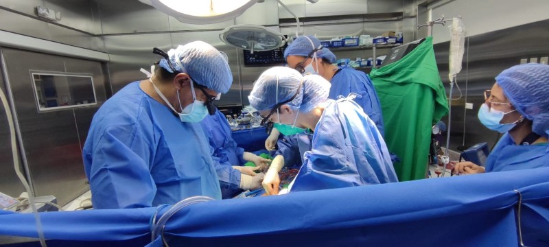 En la Clínica Guayaquil se realizó uno de los dos trasplantes cardíacos o de corazón. Foto: cortesía MSP