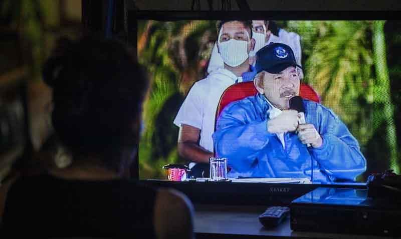 Daniel Ortega fue reelegido con el 75,87% de los votos en los comicios del 7 de noviembre del 2021. Foto: EFE