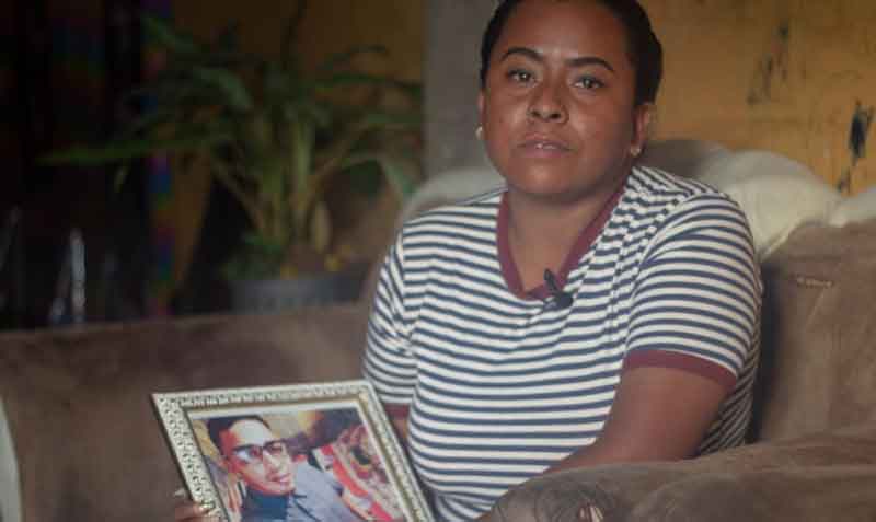 Vanessa Ávila pide que la muerte de su esposo no quede en la impunidad y que existan responsables. Foto: cortesía