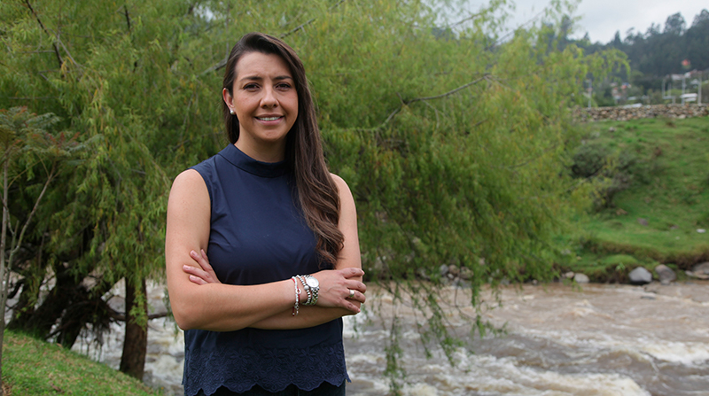 Johanna Ochoa ha trabajado como consultora y docente en el área medioambiental de su ciudad natal, Cuenca. Foto: Xavier Caivinagua para EL COMERCIO
