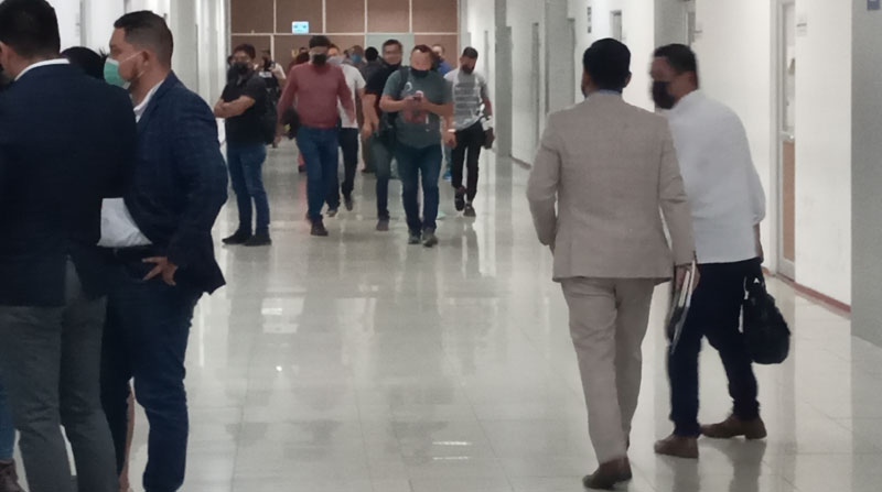 En el complejo de la Unidad Judicial Albán Borja, al norte de Guayaquil, se inició el juicio en el caso de asesinato de Efraín Ruales. Foto: EL COMERCIO