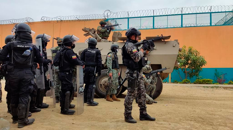 Policía Nacional y Fuerzas Armadas reforzarán el control de las cárceles. Foto: Cortesía