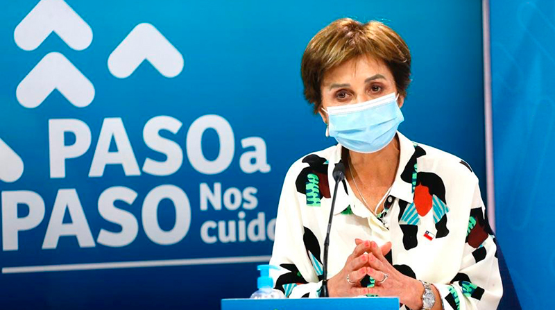 La subsecretaria de Salud chilena, Paula Daza, habló sobre el covid-19 en su país. Foto: Twitter @latercera