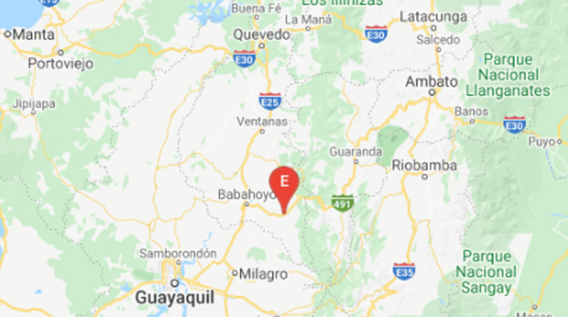 El sismo en Babahoyo (Los Ríos) también fue sentido también en otras ciudades de provincias vecinas a la localidad fluminense. Foto: IG