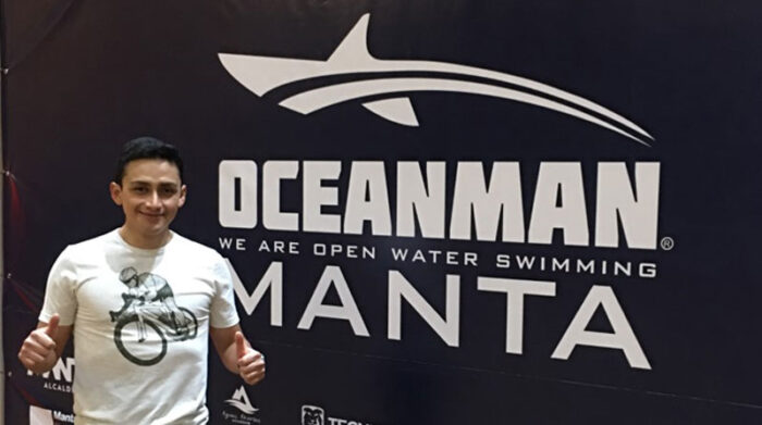 Andrés Lano competirá en la final del Campeonato Mundial Oceanman en Egipto, el próximo 4 de diciembre del 2021. Foto: cortesía Andrés Llano
