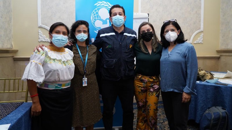 Profesionales del MSP, Unicef y otros organismos se capacitaron en Quito. Foto: cortesía MSP.