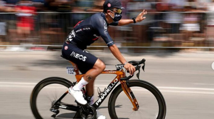 Richard Carapaz, ciclista estelar del Team Ineos. Foto: Instagram Richard Carapaz