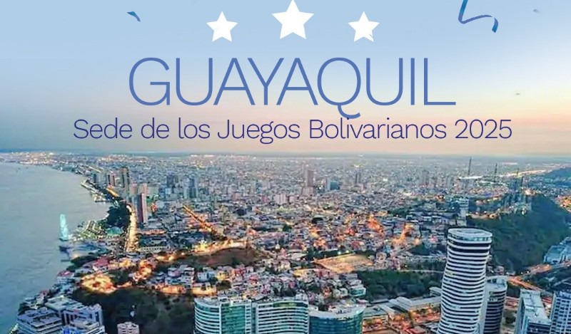 Guayaquil será sede de los Juegos Bolivarianos 2025. Foto: COE