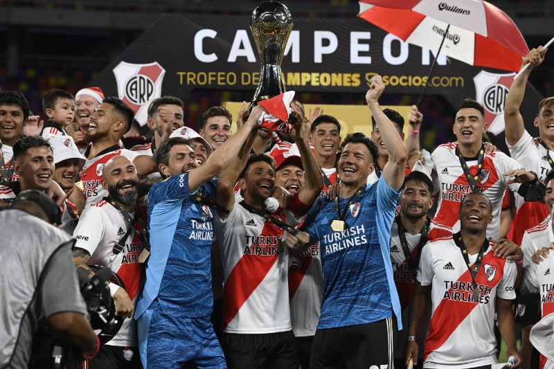 River Plate levantó su segundo título de la temporada en Argentina. Foto: Twitter River