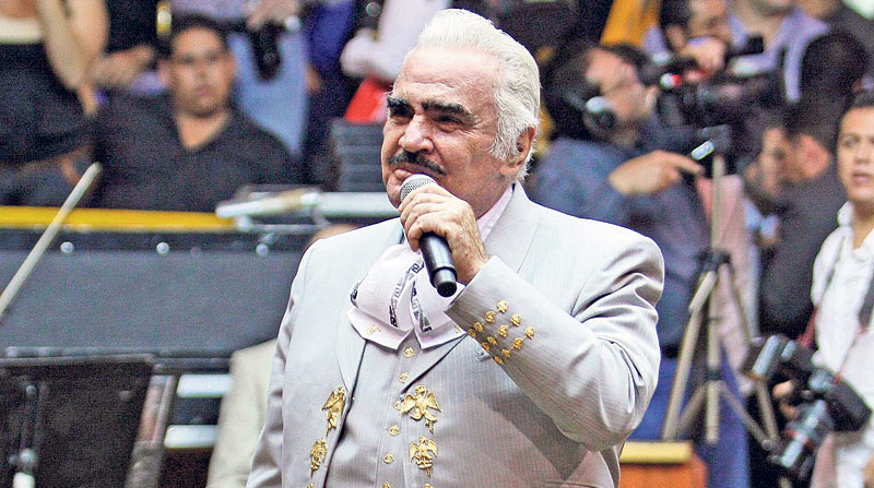 El cantante mexicano Vicente Fernández falleció este 12 de diciembre del 2021, a los 81 años de edad. Foto: Archivo/ EFE