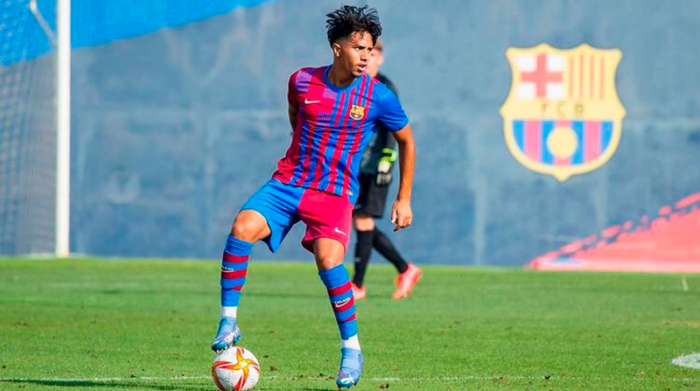 Diego Almeida tiene 17 años y fue convocado a la Selección absoluta de Ecuador. Foto: redes sociales