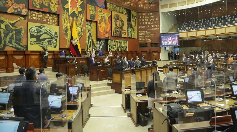 La decisión de la Contraloría de archivar una investigación a Guillermo Lasso por ‘Pandora Papers’ tomó por sorpresa a la Asamblea. Foto: Flickr / Asamblea Nacional del Ecuador