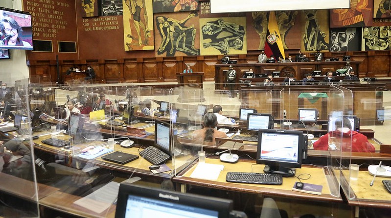 El informe del proyecto de ley sobre la despenalización del aborto en caso de violación no aportó luces para el primer debate en el Pleno. Foto: Flickr / Asamblea Nacional del Ecuador