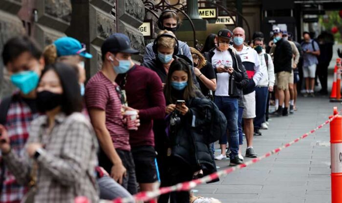 Australia acumula desde el inicio de la pandemia más de 291 000 infecciones confirmadas, incluidos más de 2 160 muertos. Foto: EFE