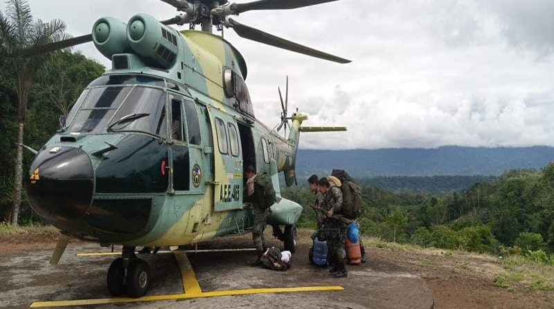 Imagen Referencial. Una avioneta del Ejercito Ecuatoriano sufrió un accidente en Pastaza. Foto: Facebook Ejército Ecuatoriano