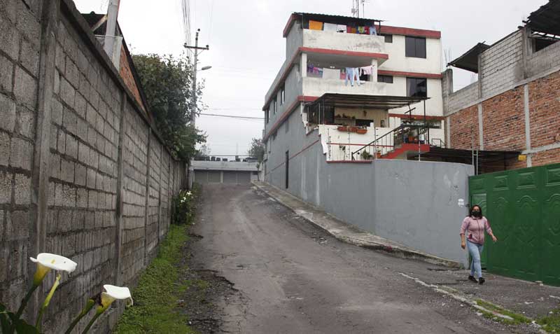 El barrio Nogales, en el sur de Quito, fue regularizado en septiembre de este 2021. Foto: Diego Pallero / EL COMERCIO