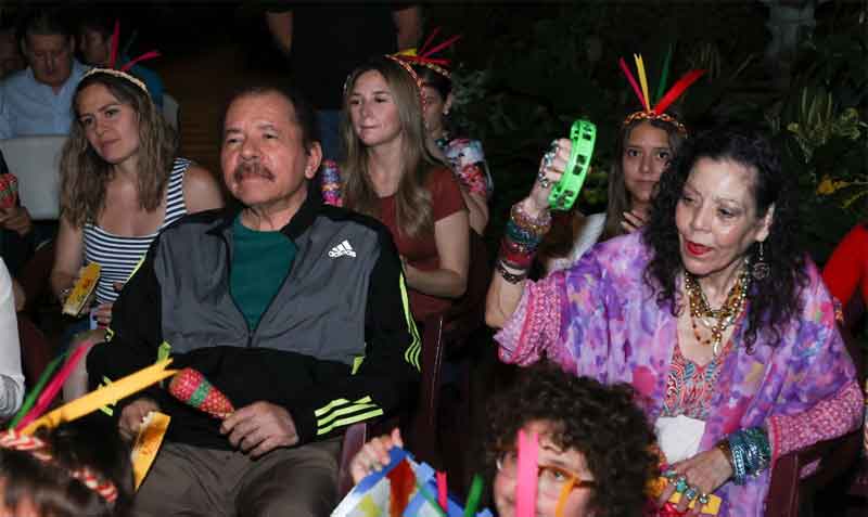 Controversy over pictures of Daniel Ortega celebrating religious tradition