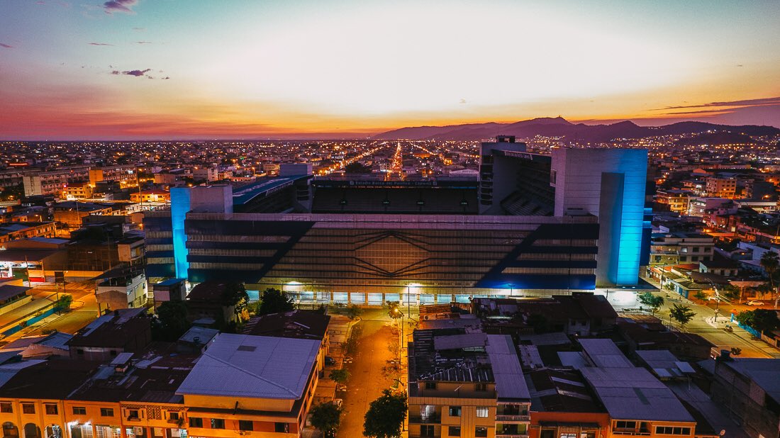 Una imagen del estadio de Emelec, el George Capwell de Guayaquil. Foto: Twitter @Estadio_Capwell