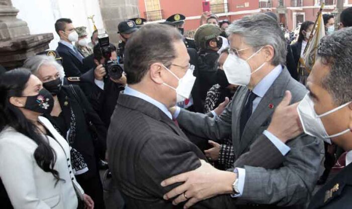 El Presidente de la República y el Alcalde de Quito participaron, el pasado 26 de noviembre, en el Tedeum. Foto: archivo / EL COMERCIO