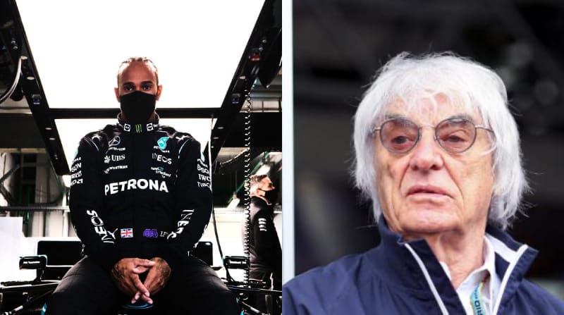 Bernie Ecclestone cree que el británico Lewis Hamilton del equipo Mercedes no correrá el Mundial de Fórmula 1 del 2022, tras perder el último campeonato. Fotos: EFE / Twitter @lewishamilton