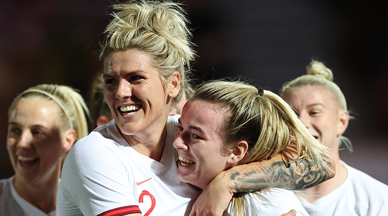 La selección inglesa femenina lleva 56 goles a favor en seis partidos. Foto: Twitter @SC_ESPN
