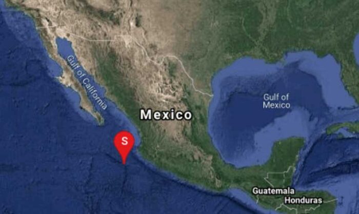 El sismo en Cihuatlán, Jalisco, se registró a las 17:22 hora local, con una magnitud de 5.6 grados. Foto: captura