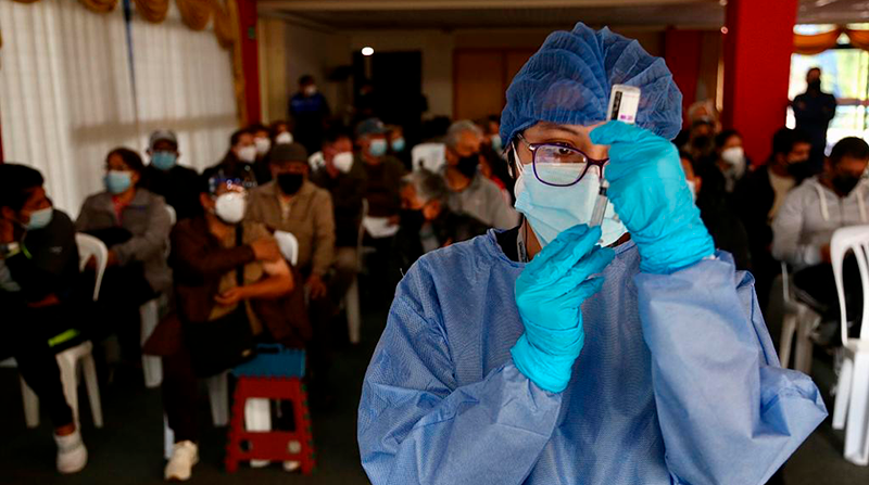 El director general de la OMS, Tedros Adhanom Ghebreyesus, insiste en la necesidad del reparto equitativo de vacunas con países en vías de desarrollo. Foto: Diego Pallero / EL COMERCIO