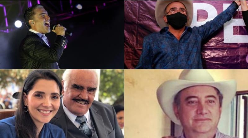 El cantante mexicano Vicente Fernández, quien murió el pasado 12 de diciembre, tuvo cuatro hijos. Fotos: Instagram: @alexoficial,@ _vicentefdez.