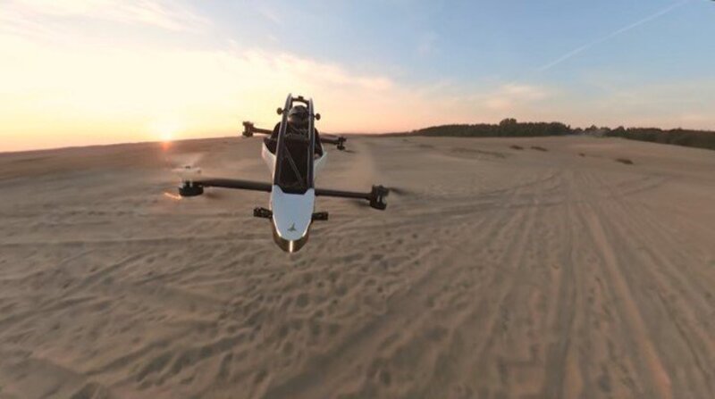 Con las baterías cargadas, podrá volar hasta 20 minutos. Foto: Captura video.