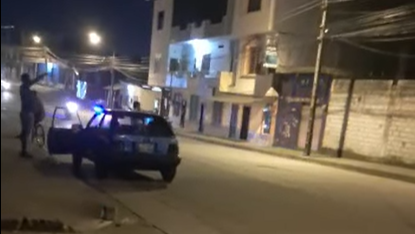 Un enfrentamiento armado con fusiles y granadas se produjo en el sector de La Venus, en el cantón Quevedo, en la provincia de Los Ríos. Foto: Captura de video