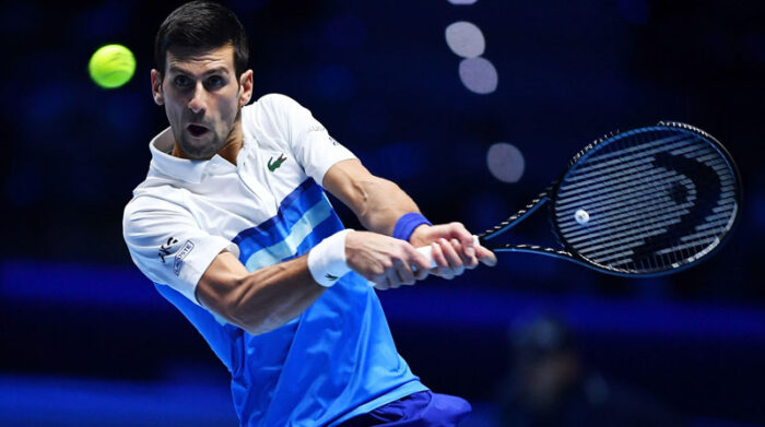 Novak Djokovic, exnúmero uno del tenis mundial en el inicio del 2022. Foto: EFE